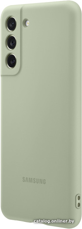 Чехол Samsung Silicone Cover для S21 FE, Olive