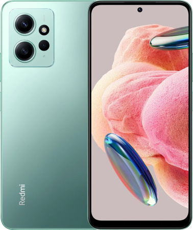 Смартфон REDMI NOTE 12 8GB/256GB Mint Green RU (23021RAA2Y)