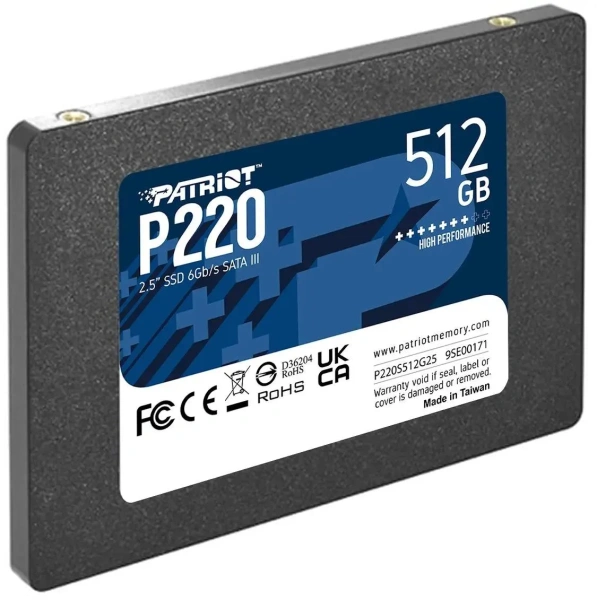 Внутренний SSD-диск Patriot P220 512GB P220S512G25