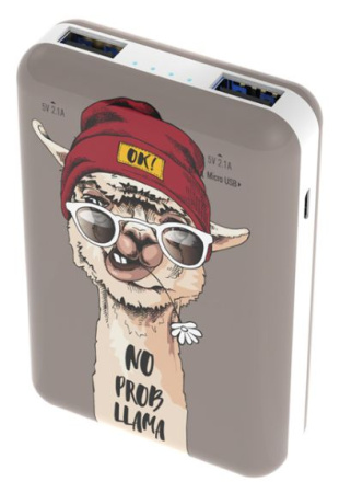 Внешний аккумулятор Ritmix RPB-10007 (лама)