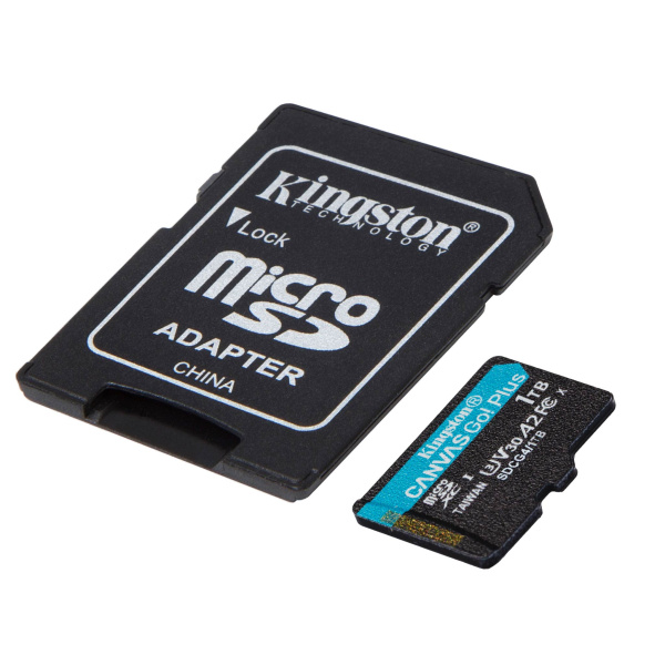 Карта памяти Kingston 1TB Canvas Go! Plus microSDXC SDCG4/1TB (с адаптером)