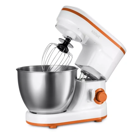 Планетарный миксер Kitfort KT-3045-3 (бело-оранжевый)