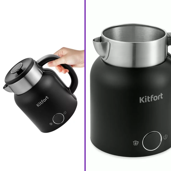 Чайник Kitfort KT-6196-1 (черный)
