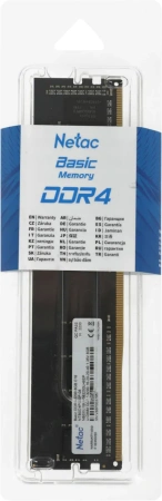 Оперативная память Netac 8GB Basic DDR4 NTBSD4P32SP-08 (3200МГц)