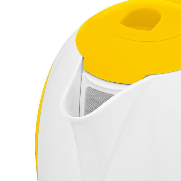 Чайник Kitfort KT-6607-3 (бело-желтый)