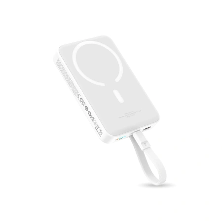 Внешний аккумулятор Baseus Magnetic Fast Charge Power Bank Type-C Edition 30W 10000mAh (белый)