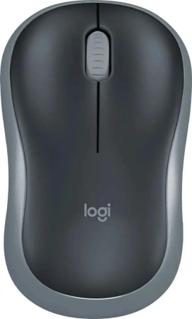 Мышь Logitech M185 (оптическая, 3 кнопки, серая)