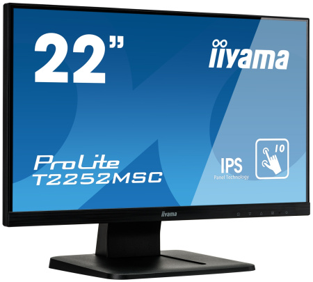 ЖКИ монитор Iiyama ProLite T2252MSC-B1, 21.5", IPS