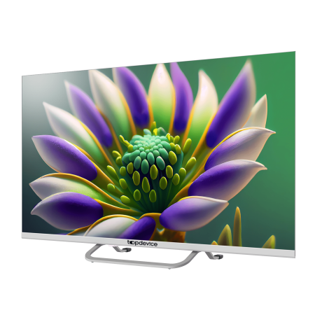 Телевизор Topdevice TDTV32CS04HWE (32", 1366x768 (HD), VA, Smart TV (Android TV), Wi-Fi, Bluetooth, белый)
