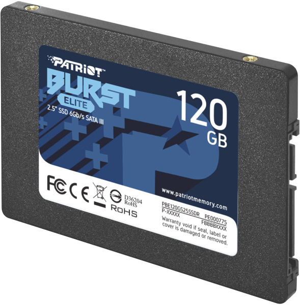 Внутренний SSD-накопитель Patriot Burst Elite 120GB PBE120GS25SSDR