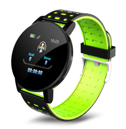 Фитнес-браслет Ritmix RFB-460 (черный/зеленый)