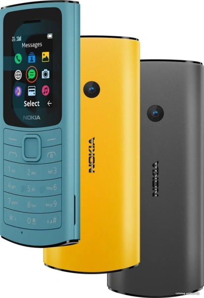 Кнопочный телефон Nokia 110 4G Dual SIM (бирюзовый)