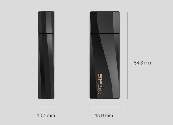 Флеш накопитель 64GB Silicon Power Blaze - B07 Black