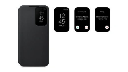 Чехол Samsung Smart Clear View Cover для S22, Black