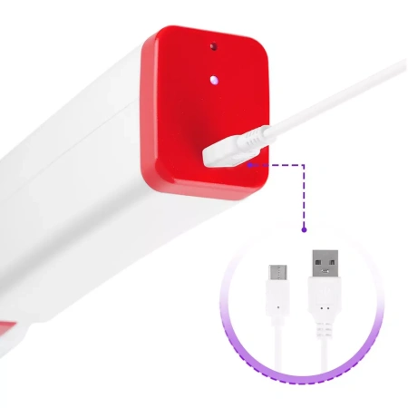 Электронож Kitfort KT-4073-1 (бело-малиновый)