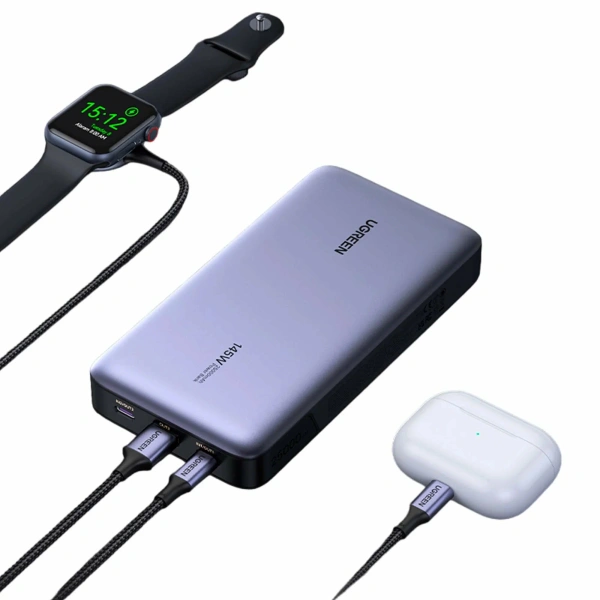 Портативное зарядное устройство Ugreen PB205 25000mAh (темно-синий)