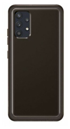 Чехол Samsung Soft Clear Cover для Galaxy A32 (Black) EF-QA325TBEGRU