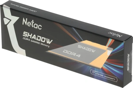 Оперативная память Netac 8ГБ Shadow DDR4 NTSDD4P32SP-08Y (3200МГц, XMP)