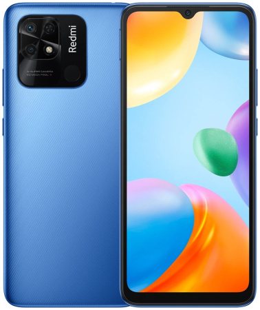 Смартфон REDMI 10C 4GB/128GB Ocean Blue RU (220333QNY)
