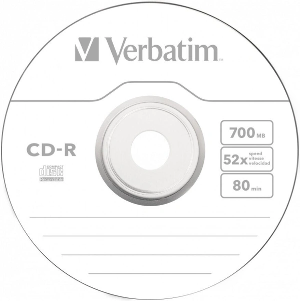Набор дисков CD-R Verbatim 700Mb 52x 43415 (10 шт.)