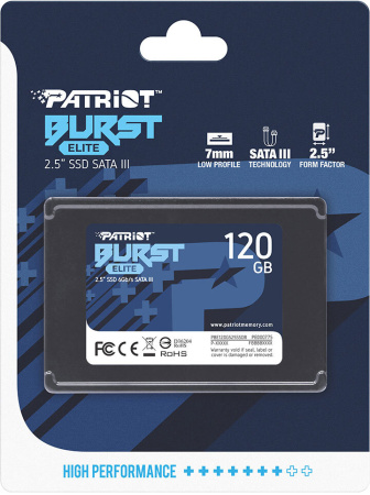Внутренний SSD-накопитель Patriot Burst Elite 120GB PBE120GS25SSDR