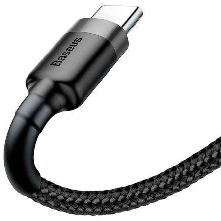 Кабель Baseus cafule Cable USB For Type-C, 2А, 2 м, черный