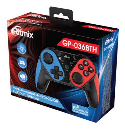 Геймпад Ritmix GP-036BTH (PC, Android, iOS)