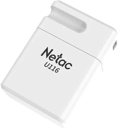 Флешка Netac U116 128GB USB 3.2 NT03U116N-128G-32WH (белый)