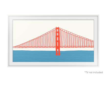 Рамка Samsung VG-SCFA85WTBRU для The Frame 85" 2021 Модерн