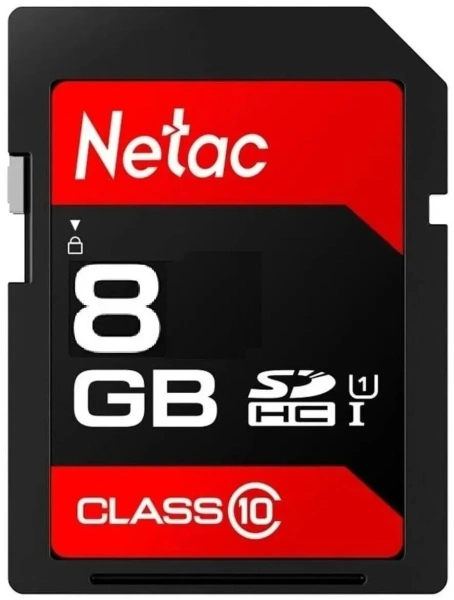 Карта памяти Netac 8GB P600 SDHC NT02P600STN-008G-R
