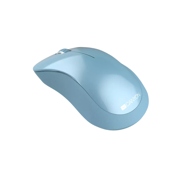 Мышь Canyon MW-11 (оптическая, 1200 dpi, 3 кнопки, голубая)