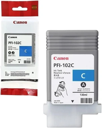 Картридж Canon PFI-102C 0896B001AA (голубой)