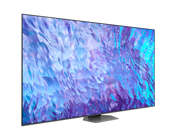 Телевизор Samsung QLED 4K Q80C QE98Q80CAUXRU (98", Smart TV (Samsung Tizen), Wi-Fi, Bluetooth, серебристый)