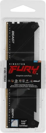 Оперативная память Kingston 8ГБ FURY Beast RGB DDR4 KF436C17BB2A/8 (3600МГц, XMP)
