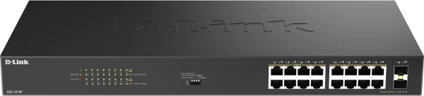 Неуправляемый коммутатор D-Link DGS-1018P/B1A