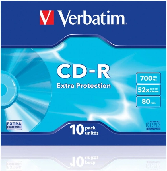 Набор дисков CD-R Verbatim 700Mb 52x 43415 (10 шт.)