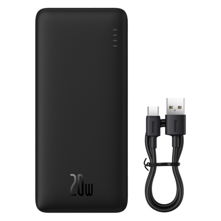Портативное зарядное устройство Baseus Airpow 20000mAh (20W, черный)
