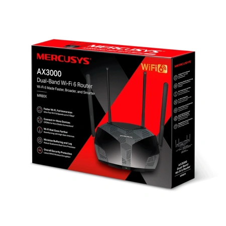 Wi-Fi роутер Mercusys MR80X