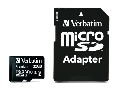 Карта памяти Verbatim 32Gb Premium MicroSDHC 44083 (с адаптером)