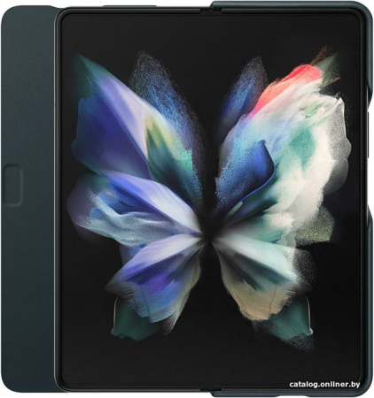 Чехол Samsung Leather Flip Cover для FOLD3, Green