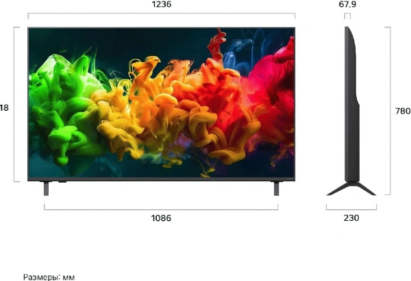 MiniLED телевизор LG QNED evo AI QNED80 65QNED80B6B