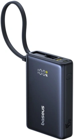 Внешний аккумулятор Baseus Picogo PPPG-1W45C Digital Display Power Bank 45W 10000mAh (черный)