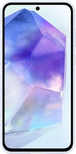 Чехол-накладка Samsung Silicone Case A55 5G (светло-голубой)