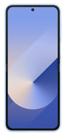 Чехол Samsung Silicone Case Flip 6 (Голубой)