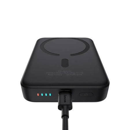 Внешний аккумулятор Baseus Magnetic Mini Air 10000mAh PPCXM10A (20W, черный)