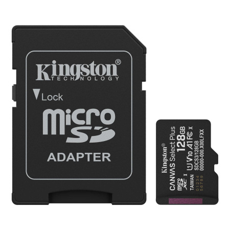 Карта памяти Kingston 128GB Canvas Select Plus microSDXC SDCS3/128GB