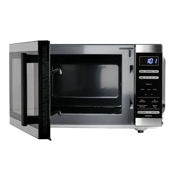 Микроволновая печь Centek CT-1566 (нержавеющая сталь/черный)