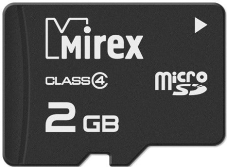 Карта памяти Mirex 2GB microSD 13612-MCROSD02