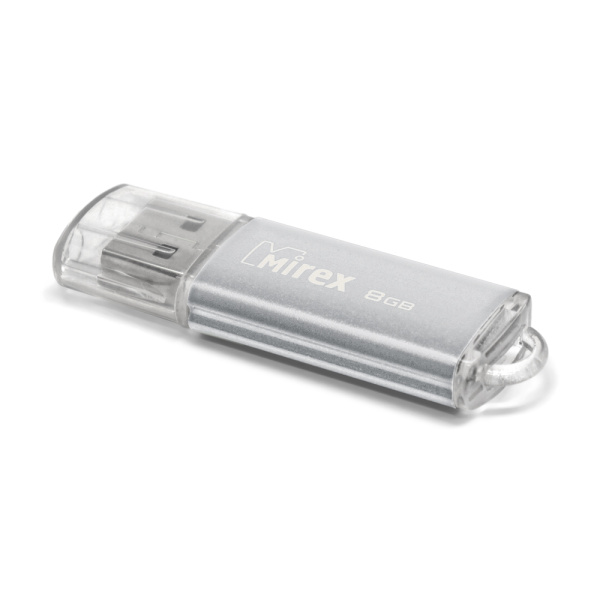 Флешка 8GB USB Flash Mirex UNIT (Серебряный) 13600-FMUUSI08