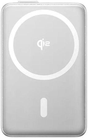 Внешний аккумулятор Baseus Nomos Qi2 Magnetic Power Bank 10000mAh (серебристый)